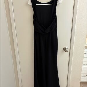 Lulu's Chic Black Backless Dress